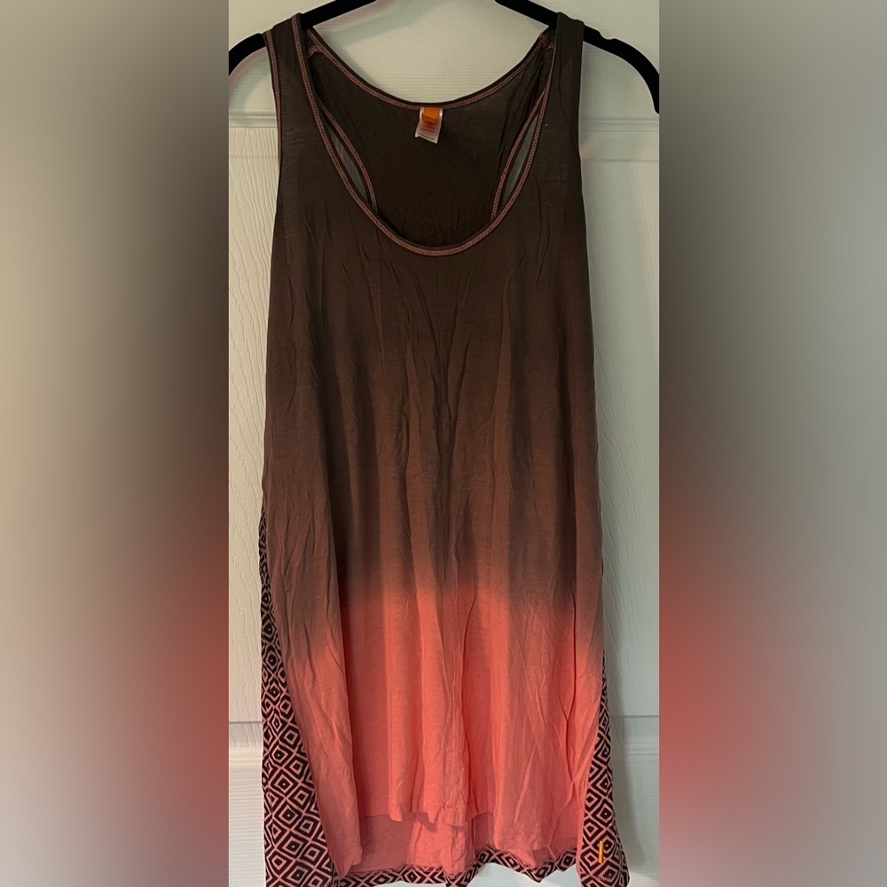Women's Lucy Namaste Burnout Ombre Tank Top